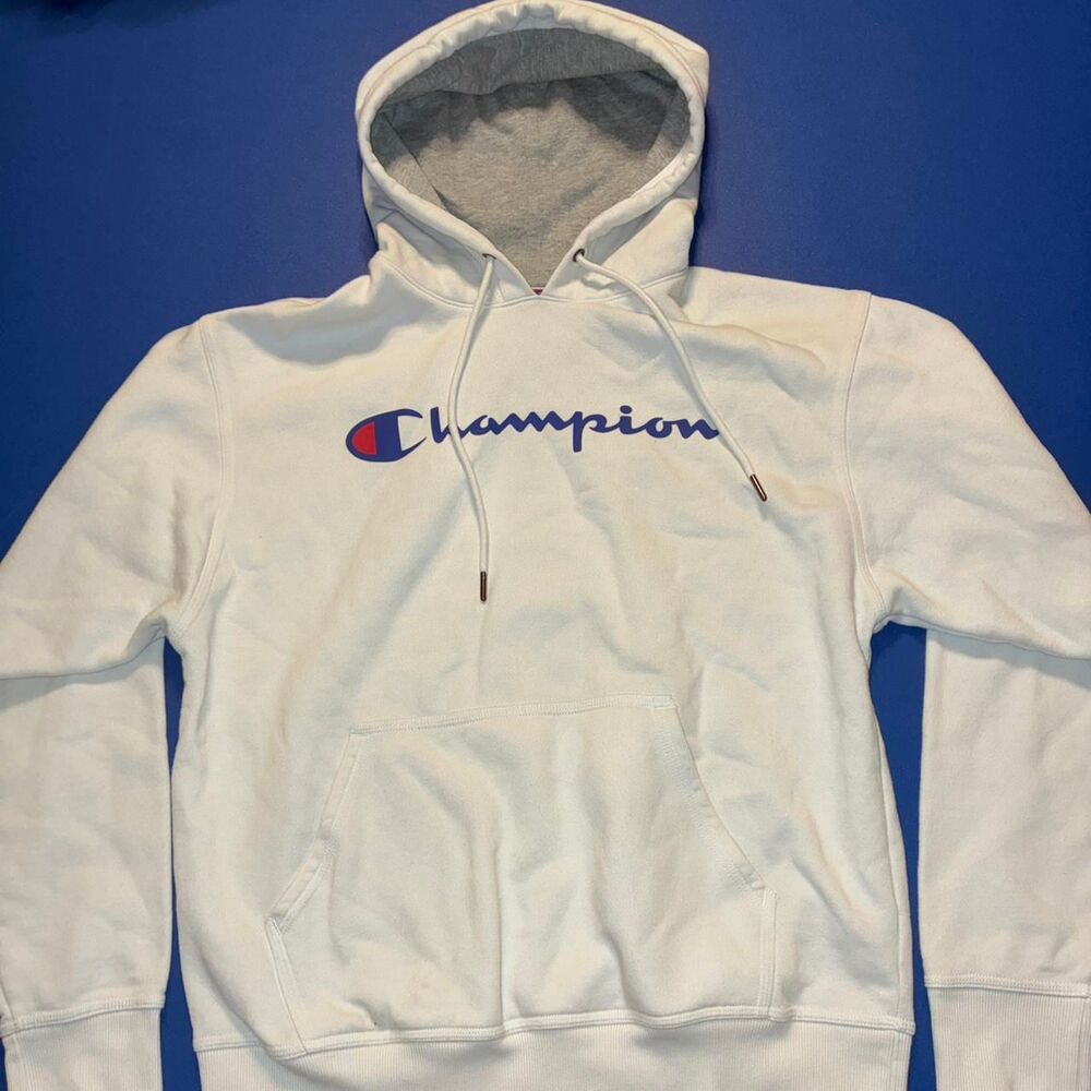 Champion Men's White Hoodie
